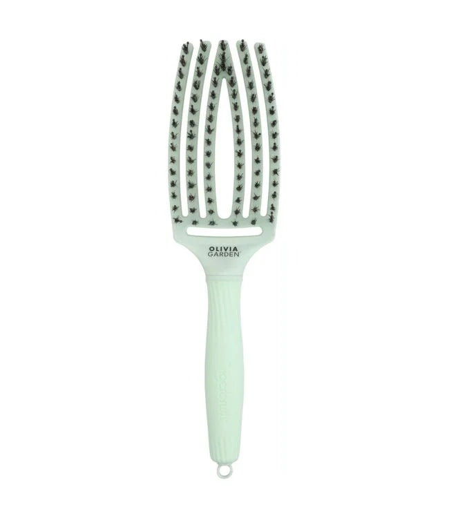 Olivia Garden Borstel Fingerbrush Combo Medium 90's Party Frizzy Mint