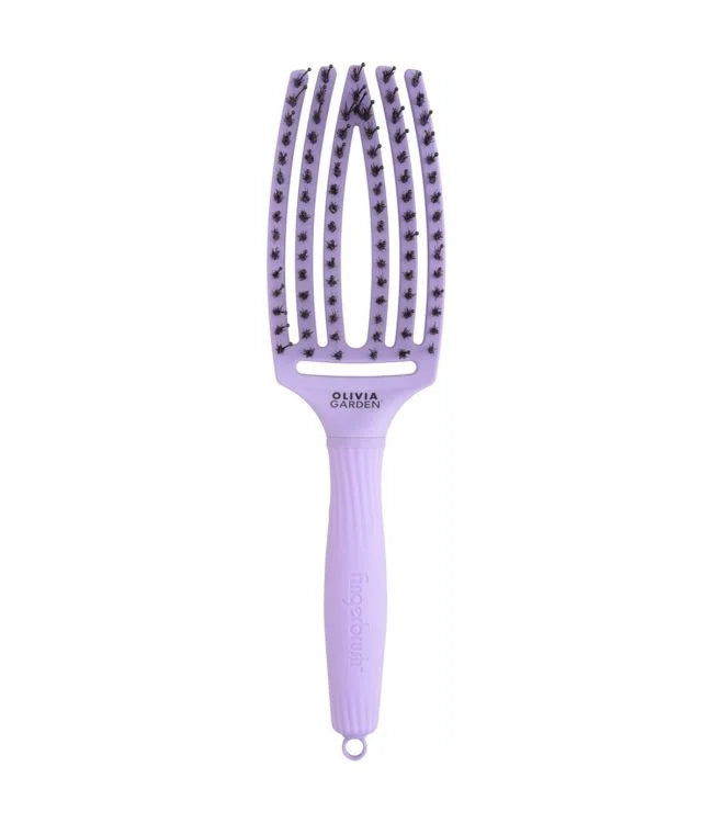 Olivia Garden Borstel Fingerbrush Combo Medium 90's Party Grape Soda