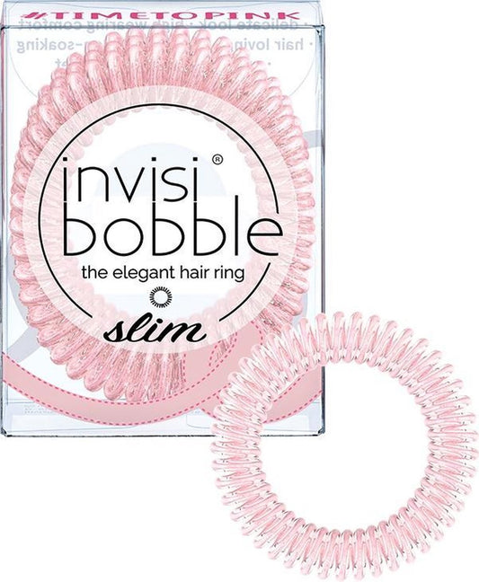 Invisibobble SLIM Time To Pink 3 stuks