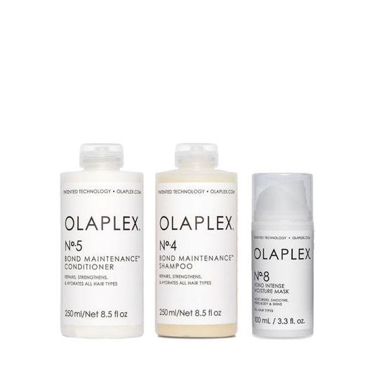 Olaplex Moisture set shampoo conditioner haarmasker No.4 No.5 en No.8