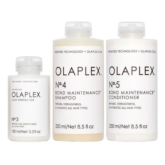 Olaplex bestsellers set hairperfector, shampoo en conditioner No.3 No.4 & No5